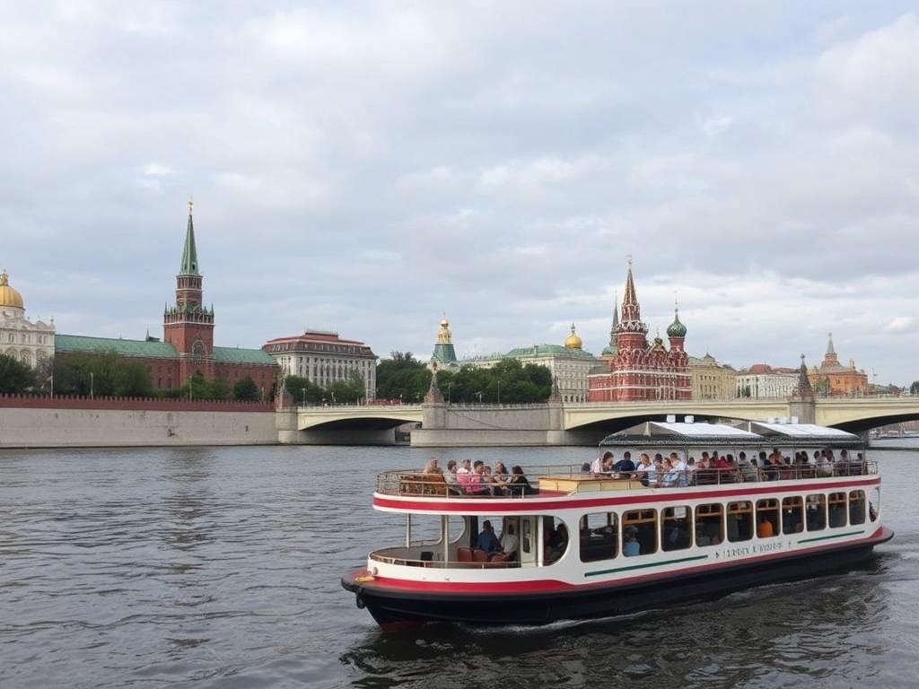 Гул мотора и вид на Кремль: прогулка на речном трамвайчике по Москве-реке